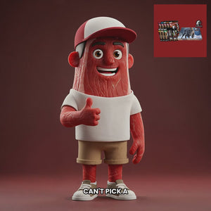Indiana Jerky Gift Set video where the animated Chuck mascot gives a thumbs up, captioned Chicken pork biltong