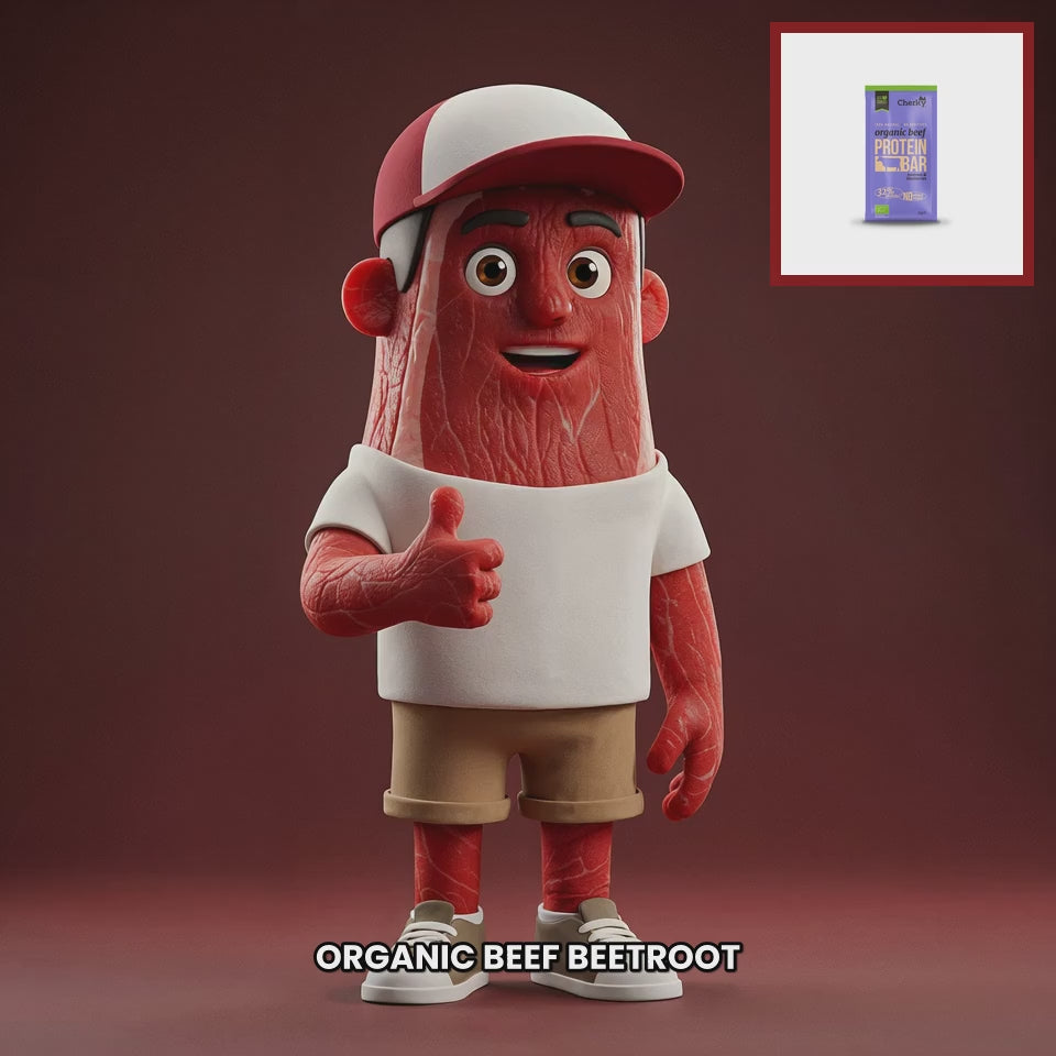 Chuck mascot cherky-beef-bar-beetroot-cranberries