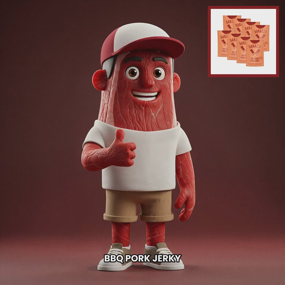 Chuck mascot barazzo-pork-jerky-classic-1-kg-8x125g