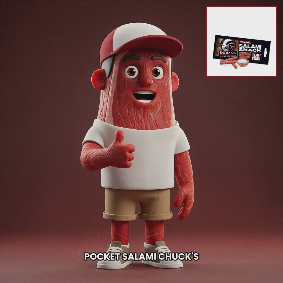 Chuck mascot indiana-salami-original-18g EN