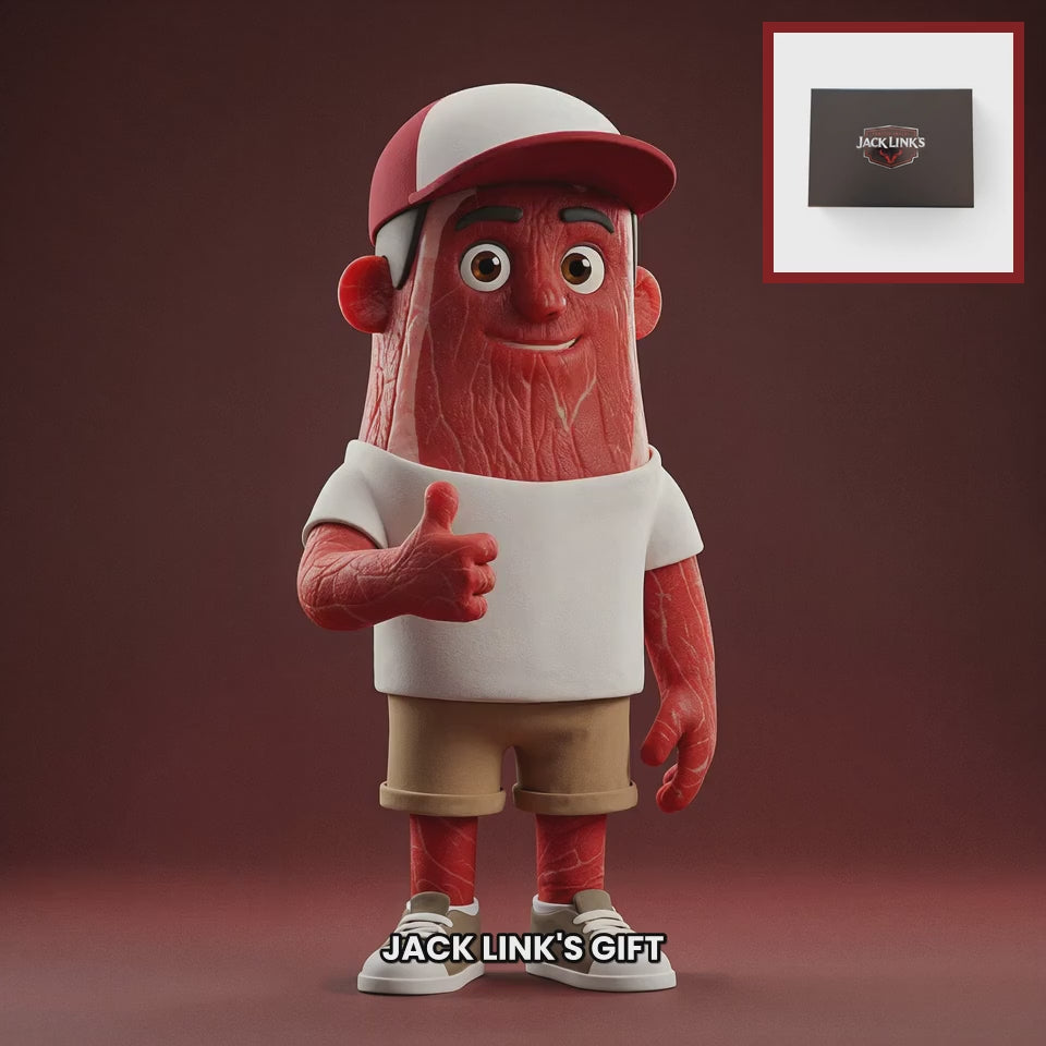 Chuck mascot jack-links-gift-box
