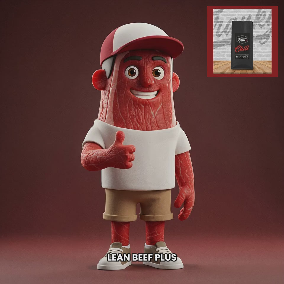 Chuck mascot franky-s-best-beef-jerky-chili-50g