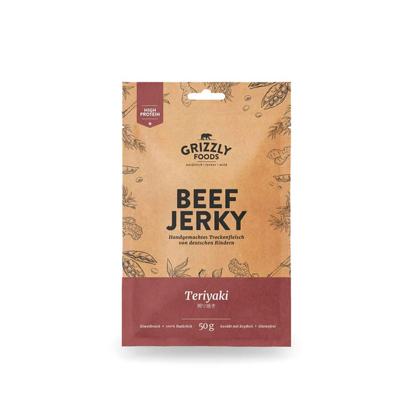 Grizzly Foods Beef Jerky Teriyaki