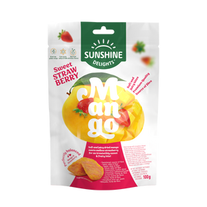 Sunshine Delights Fruit Fusion Sweet Strawberry Mango 100 g bag