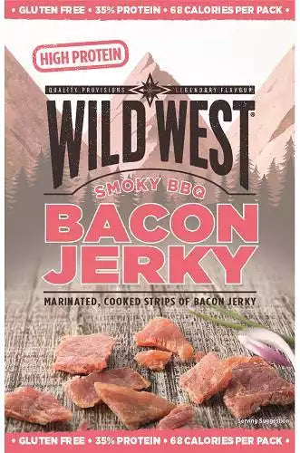 Wild West Smoky BBQ Bacon Jerky