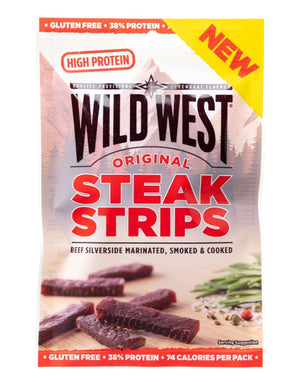 Wild West Steak Strips Original - Jerky Store Europe