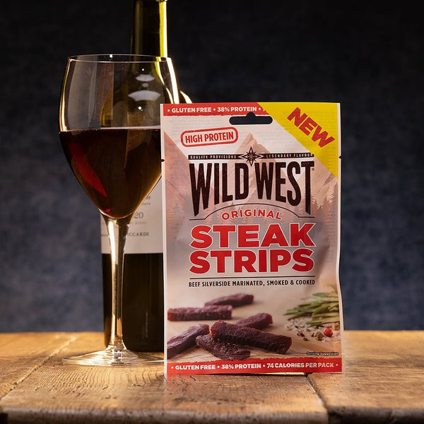 Wild West Steak Strips Original - Jerky Store Europe